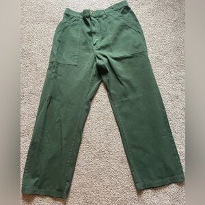 Big Bud Press Olive Green Straight Leg Pants